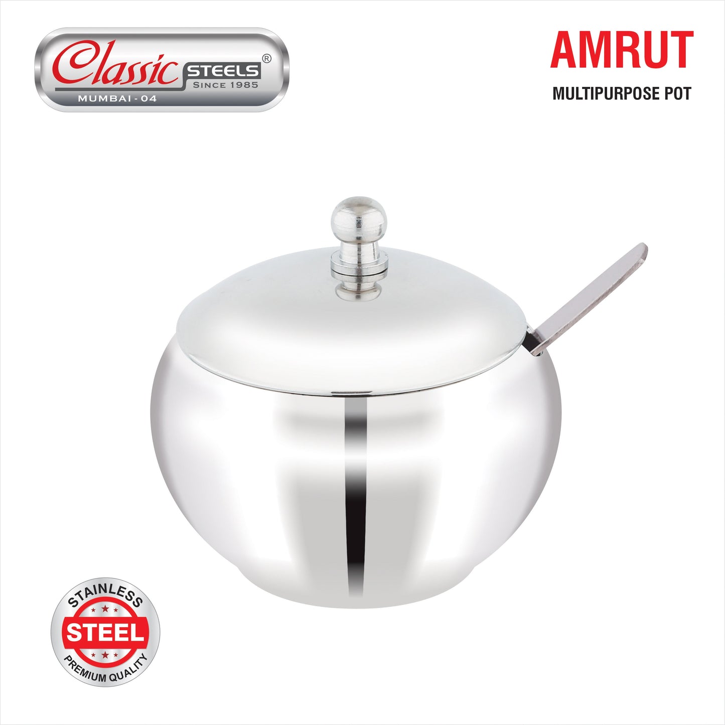 Amrut : Multipurpose St.Steel Pot