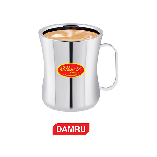 Exclusive Double Wall Damru Mug 120 ML (Pack Of 6 Pcs)